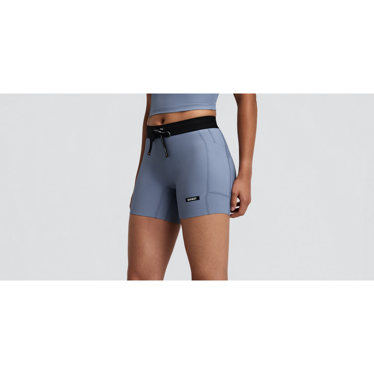 Bandit Striped Cadence 5" Compression Shorts Dames | trrail.com