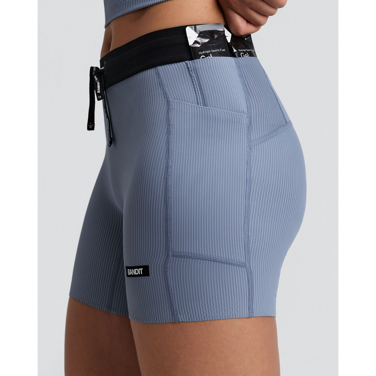 Bandit Striped Cadence 5" Compression Shorts Dames | trrail.com