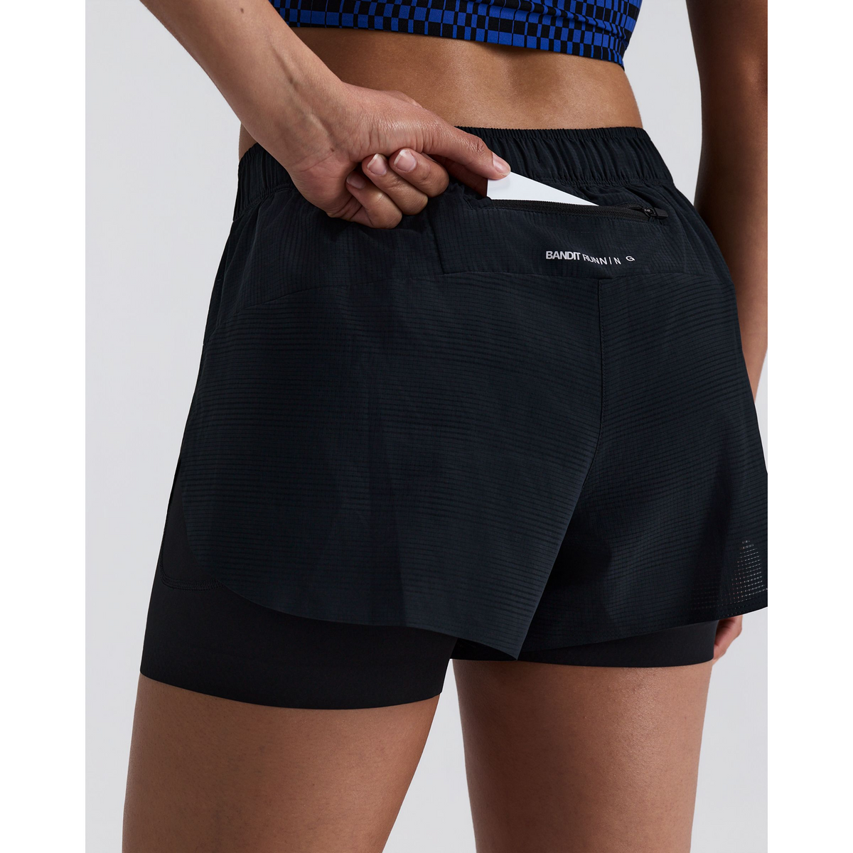 Bandit Coolgrid 2-in-1 Run Shorts Dames | trrail.com
