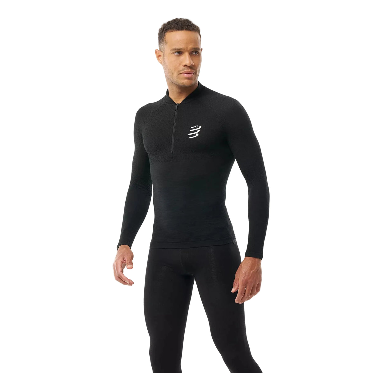 Compressport 3D Thermo Winter Top Heren | trrail.com