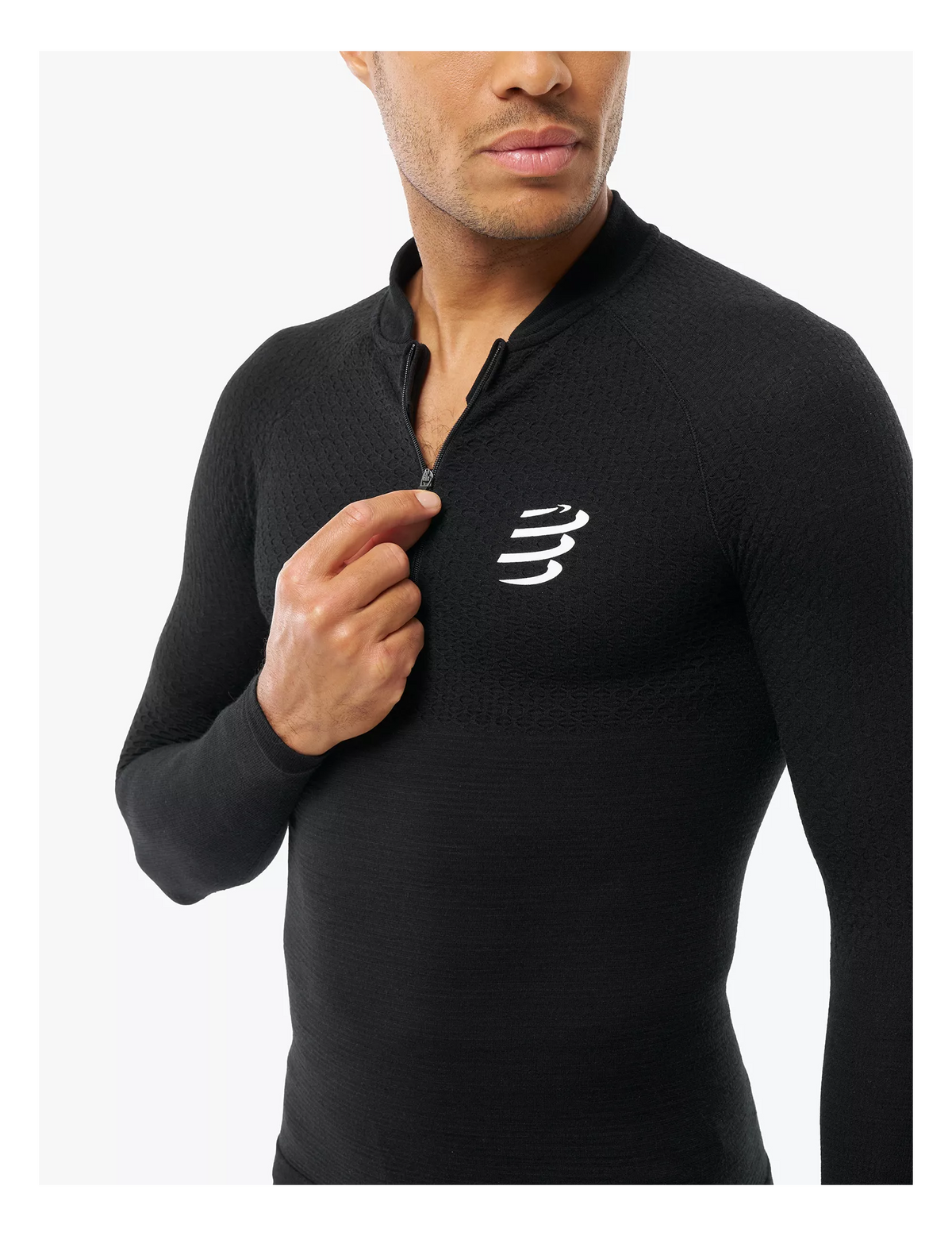 Compressport 3D Thermo Winter Top Heren | trrail.com
