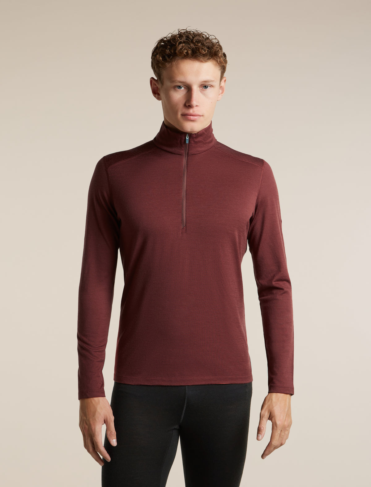 Icebreaker 200 Oasis Half Zip Heren | trrail.com