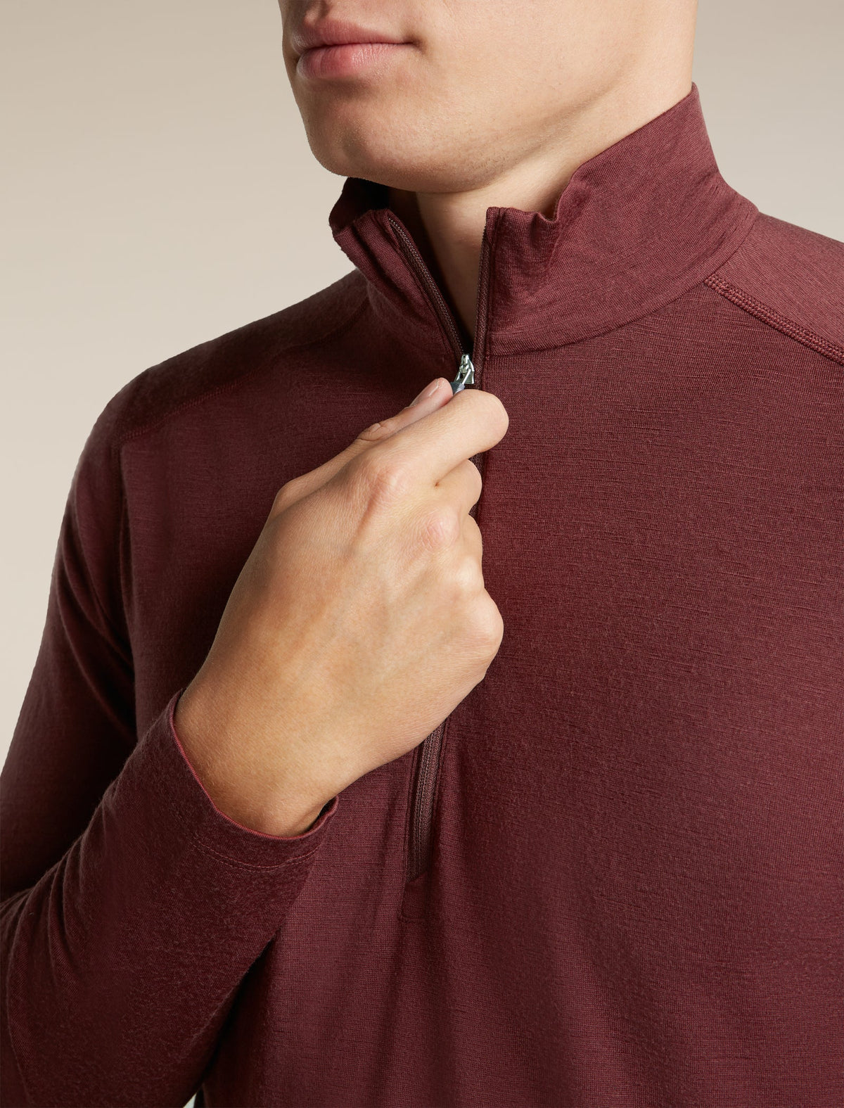 Icebreaker 200 Oasis Half Zip Heren | trrail.com