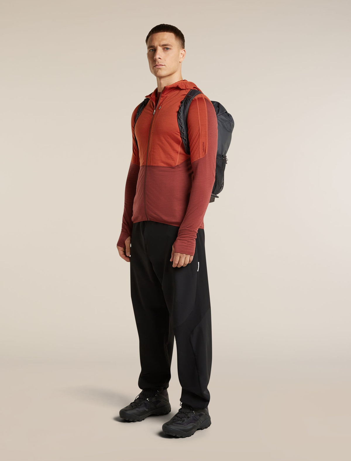 Icebreaker 200 RealFleece Descender Hoodie Heren | trrail.com