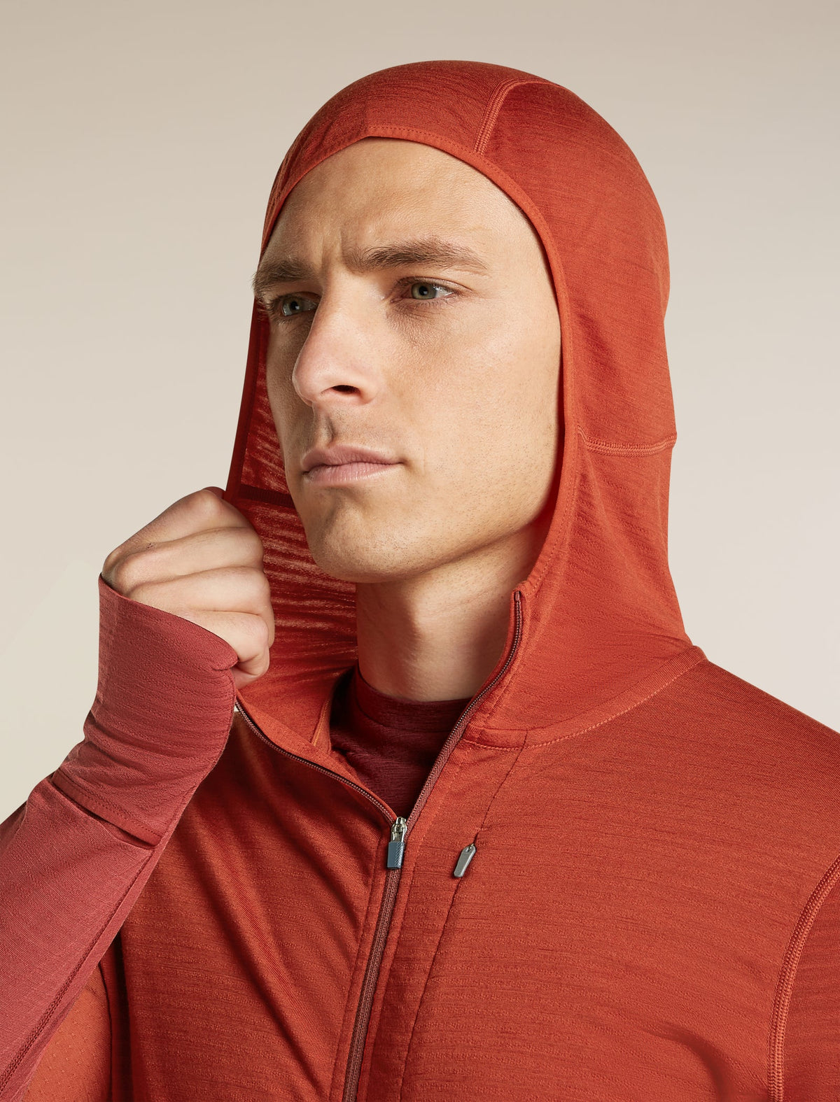 Icebreaker 200 RealFleece Descender Hoodie Heren | trrail.com