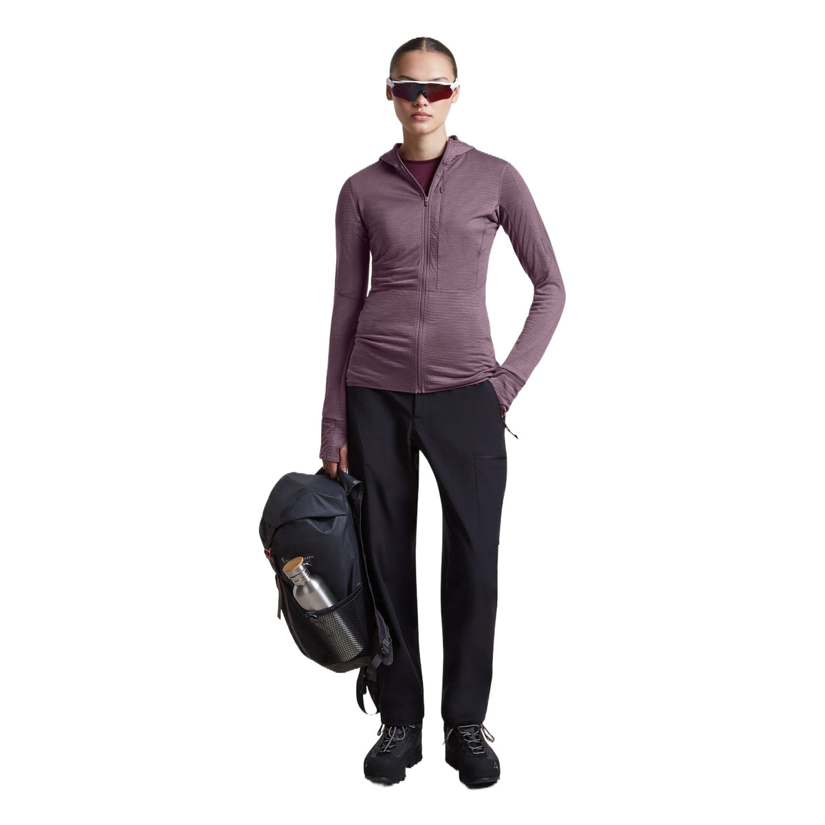 Icebreaker 200 RealFleece Descender Hoodie Dames | trrail.com