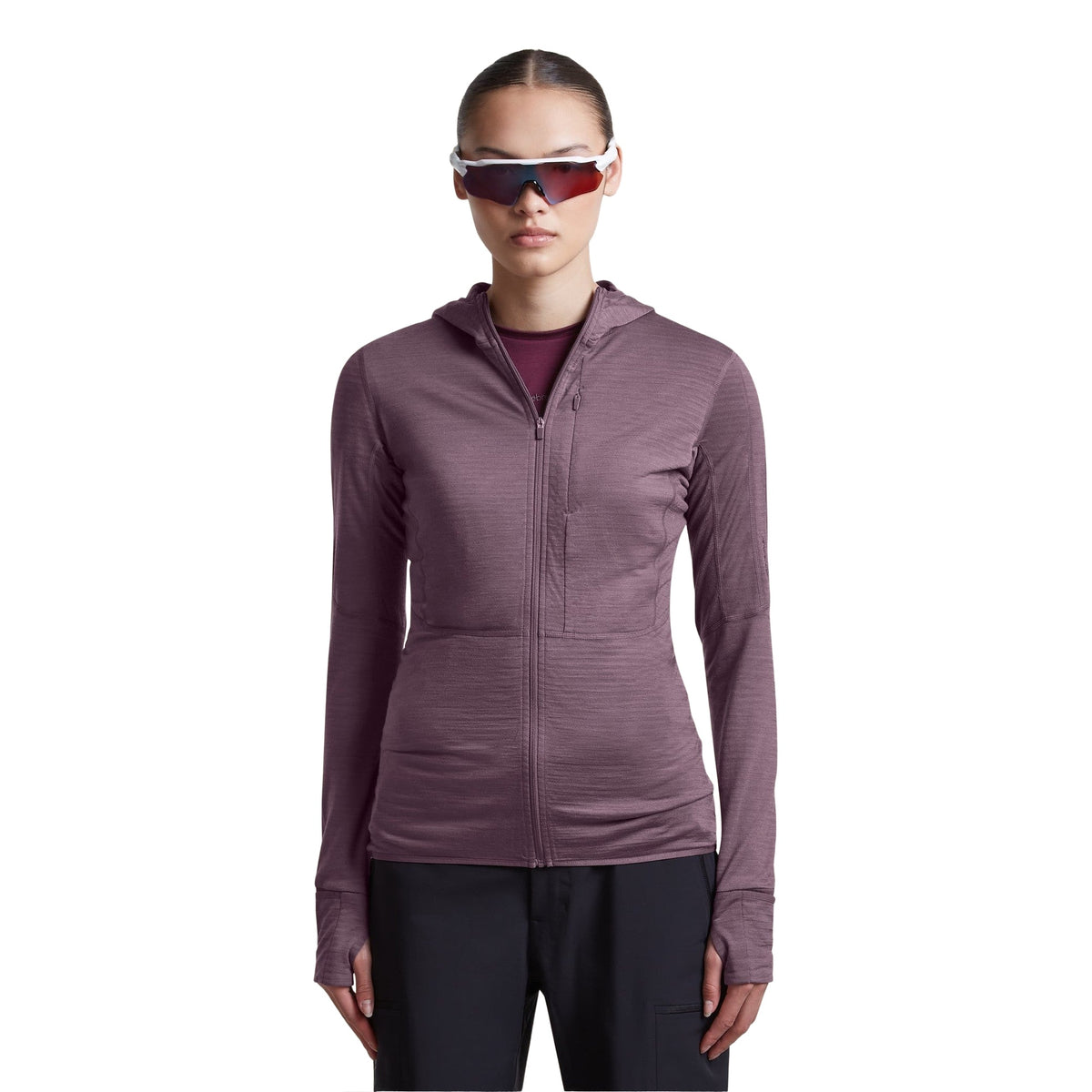 Icebreaker 200 RealFleece Descender Hoodie Dames | trrail.com