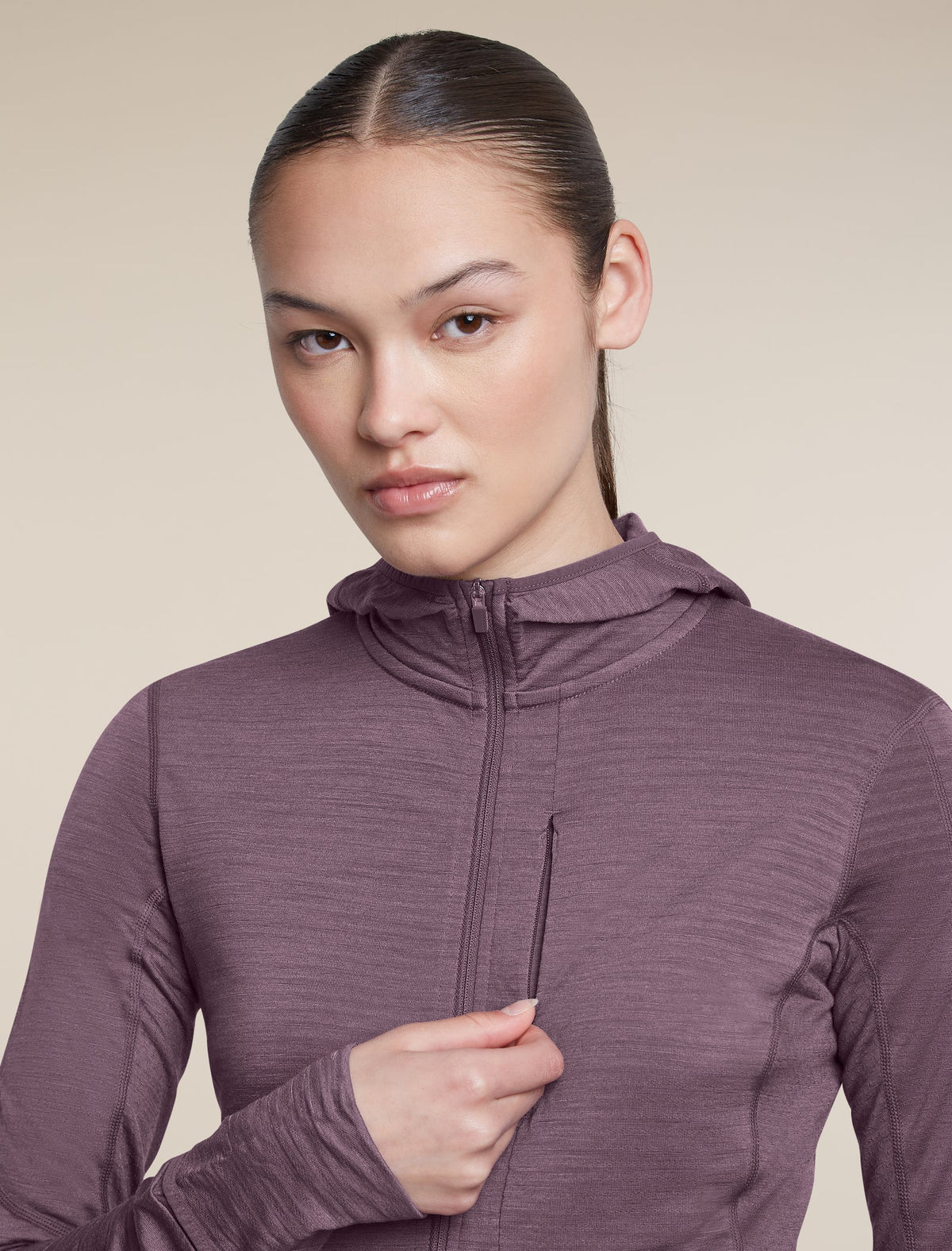 Icebreaker 200 RealFleece Descender Hoodie Dames | trrail.com