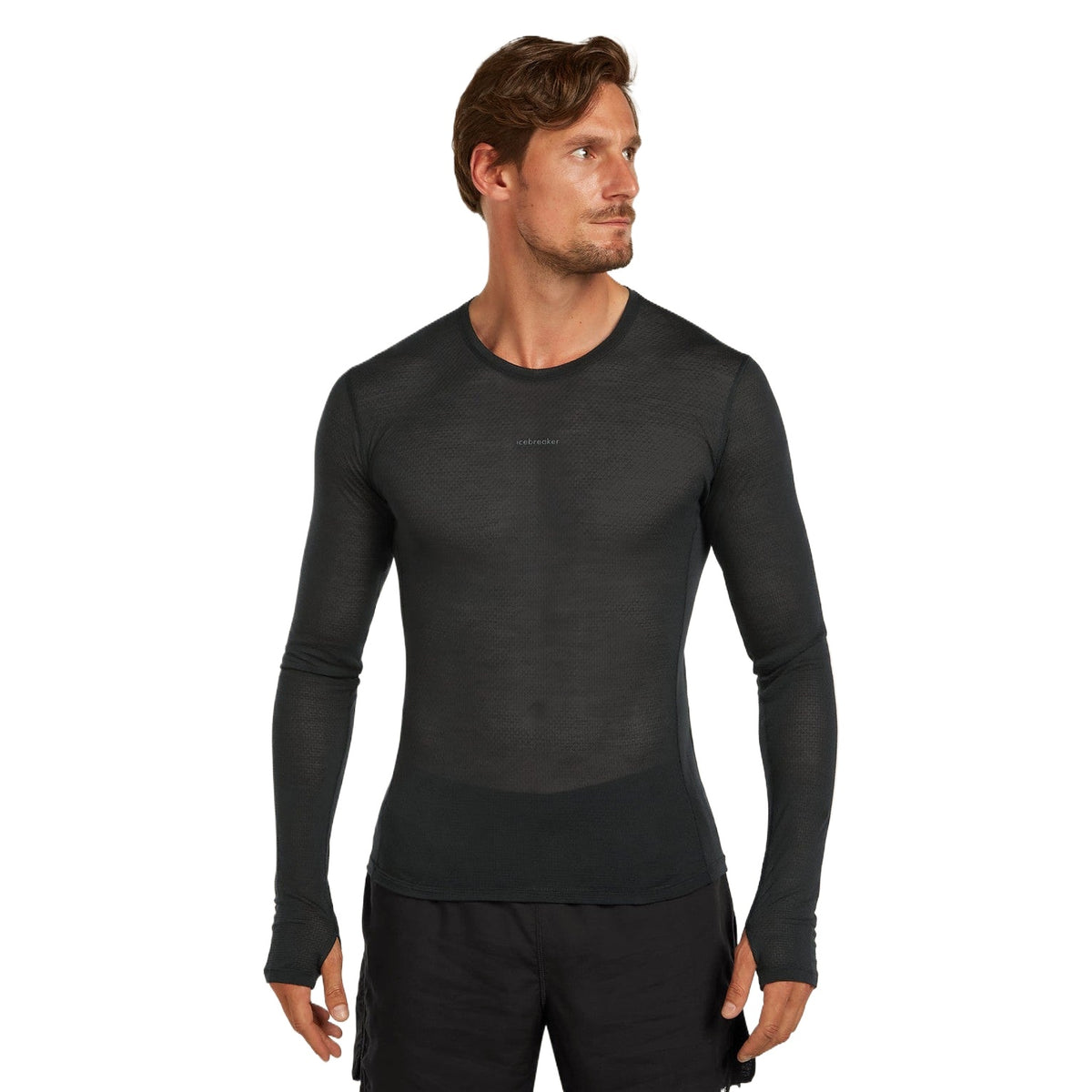 Icebreaker 75 Featherlight Longsleeve Heren | trrail.com