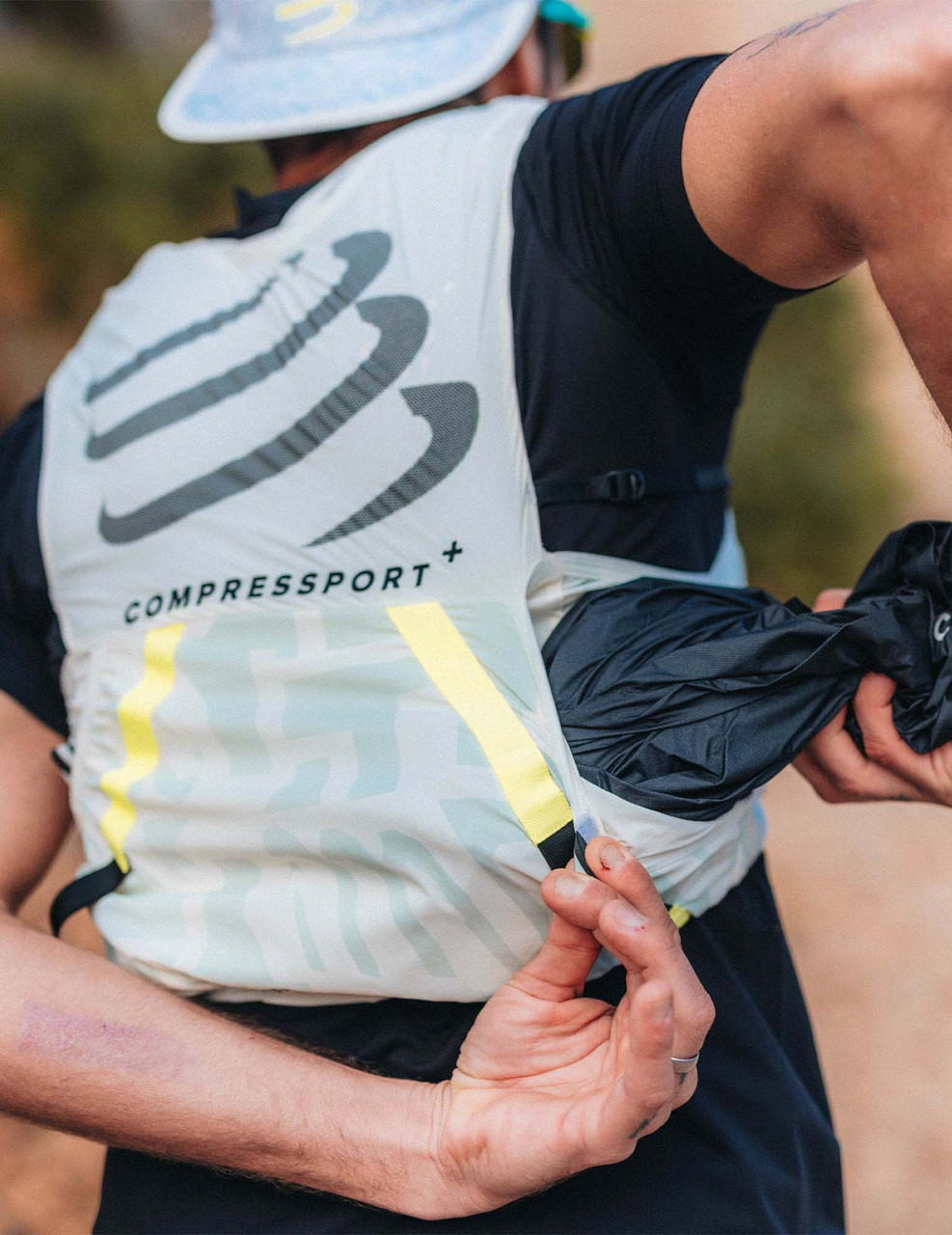Compressport | 5 Panel Light Cap | Hardlooppet | Ultralicht | trrail.com