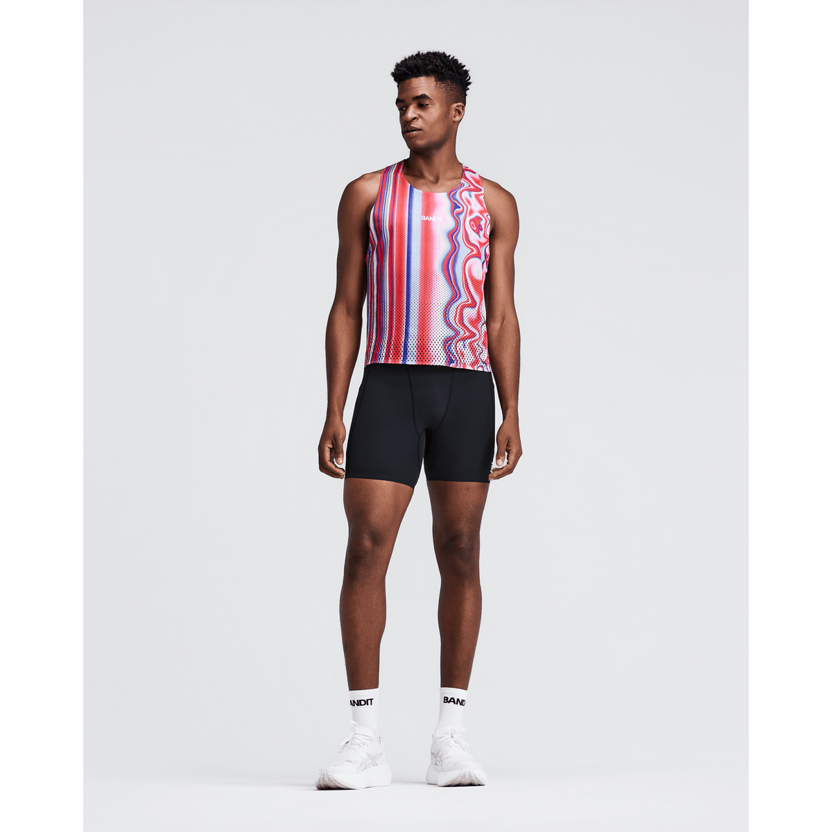 Bandit Shredder Shorty Race Singlet Heren | trrail.com