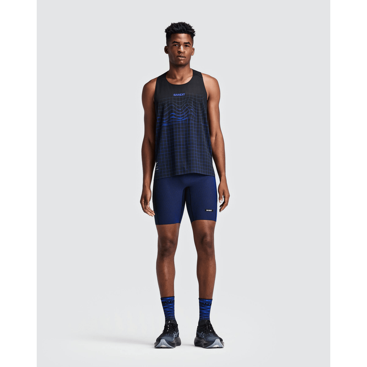 Bandit Striped Cadence Half Tights Heren | trrail.com