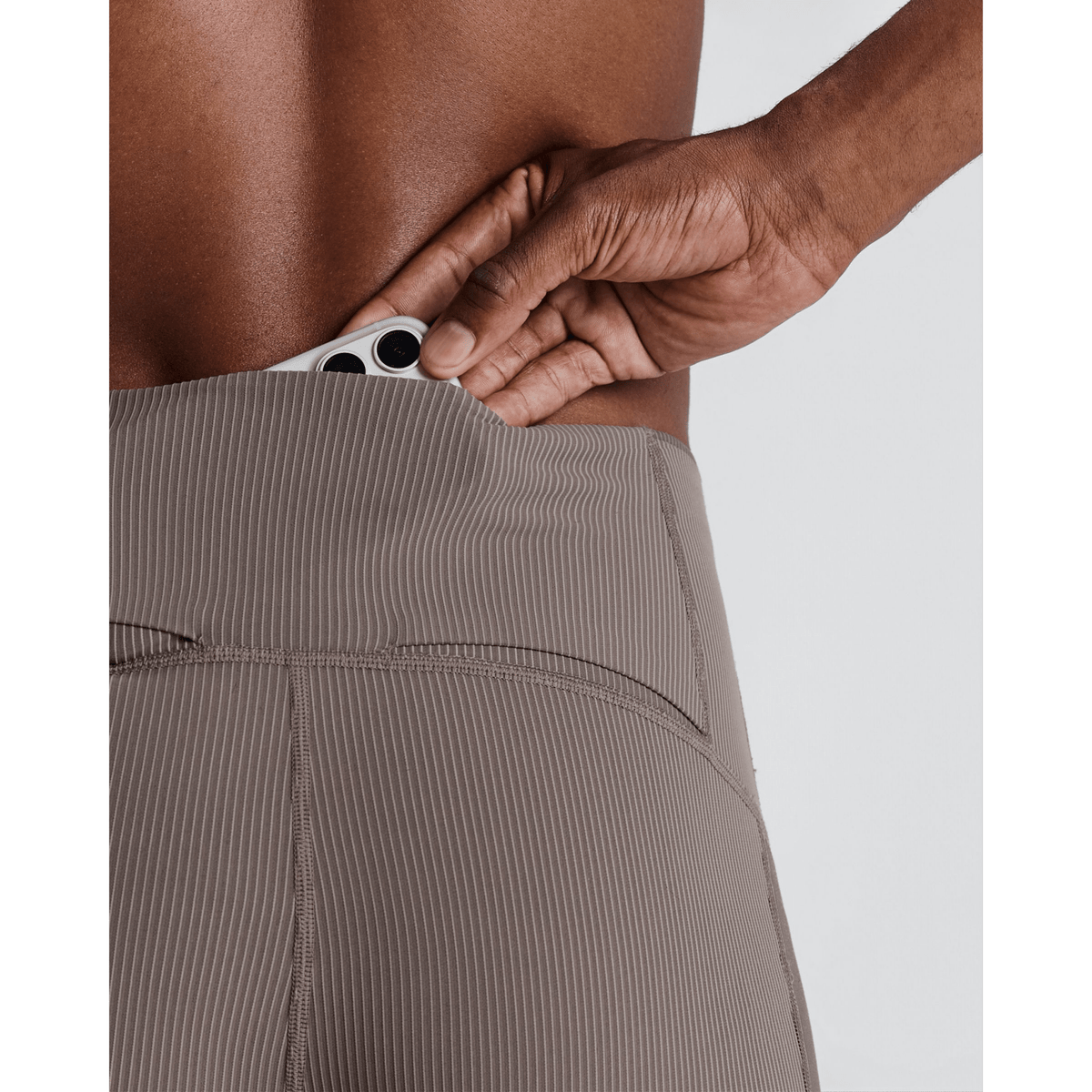 Bandit Striped Cadence Quarter Tights Heren - trrail.com