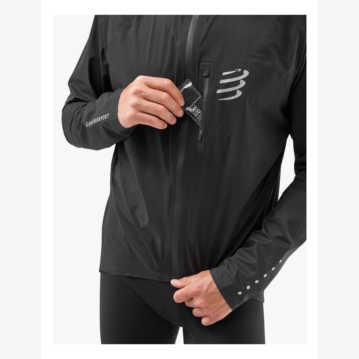 Compressport | Thunderstorm 3-Layer Waterproof Jacket (30k) | trrail.com