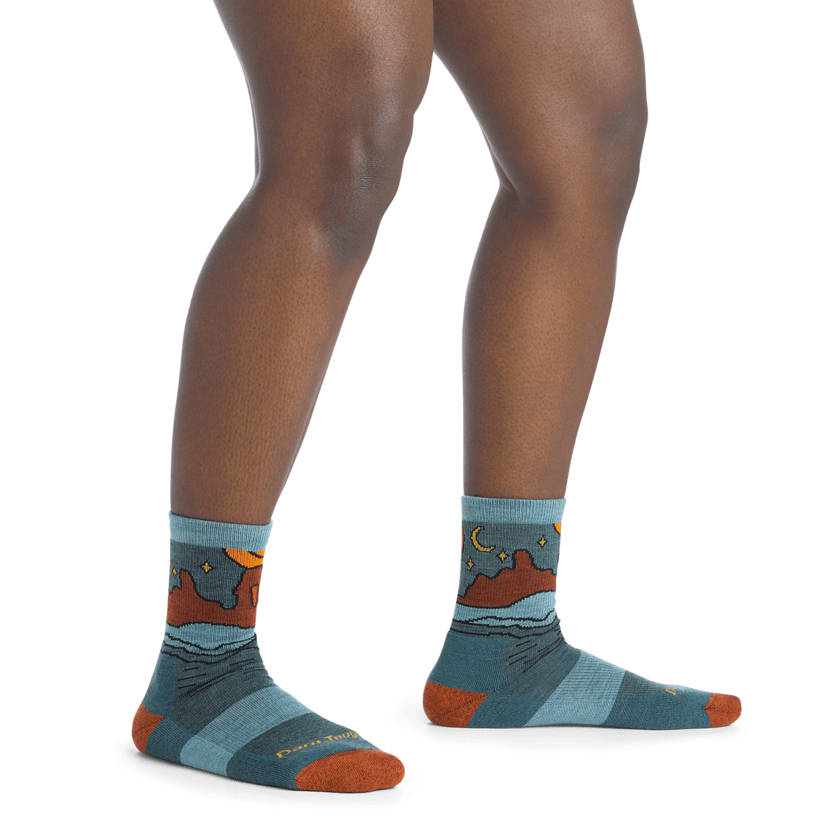Darn Tough | 5023 Celeste | Micro Crew | Cushion | Dames | trrail.com