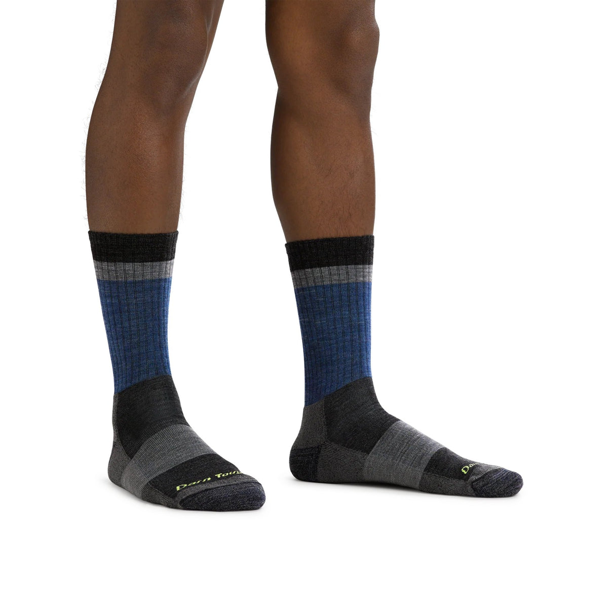 Darn Tough 1924 Heady Stripe Micro Crew Cushion Heren | trrail.com