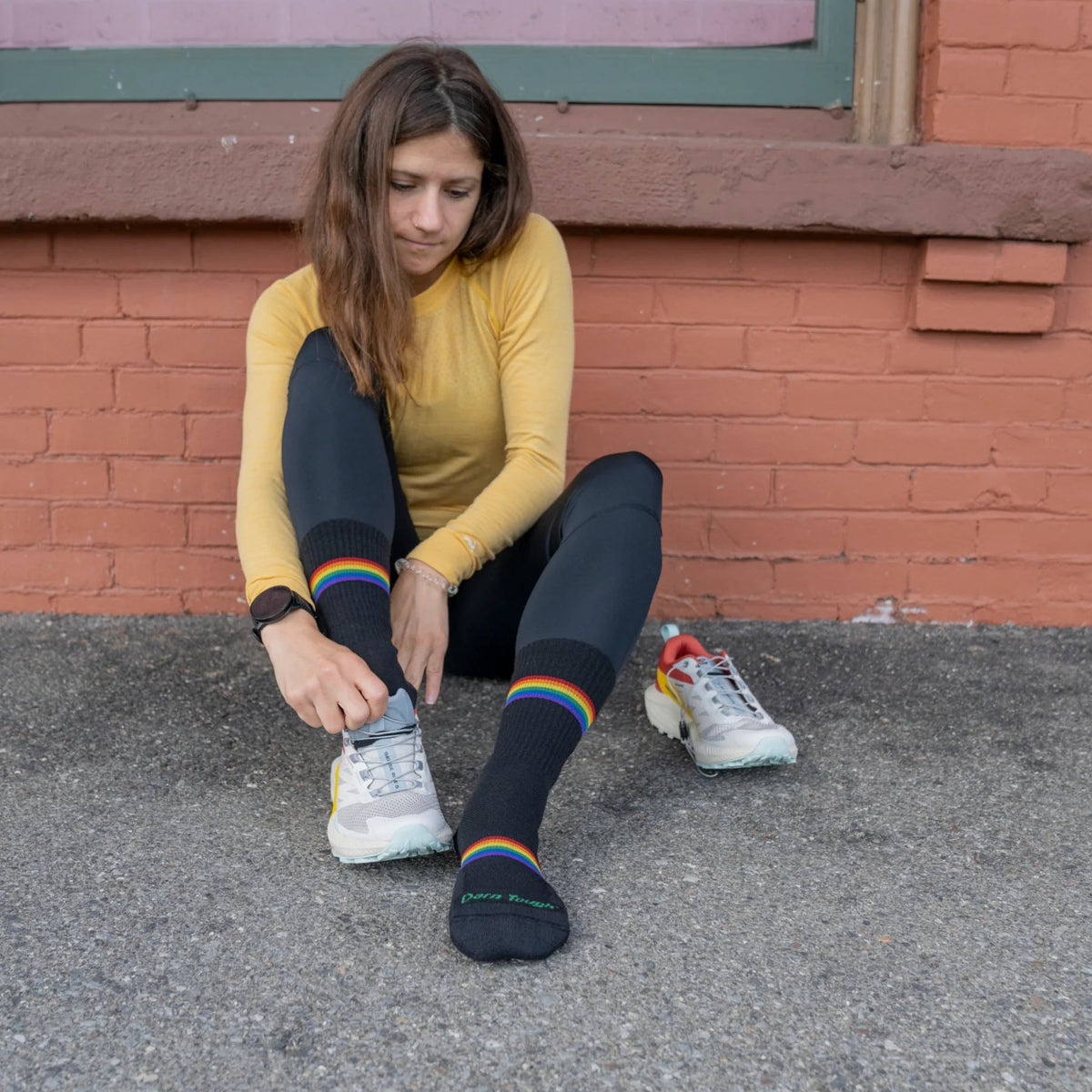 Darn Tough 1115 Prism Micro Crew Cushion Dames | trrail.com
