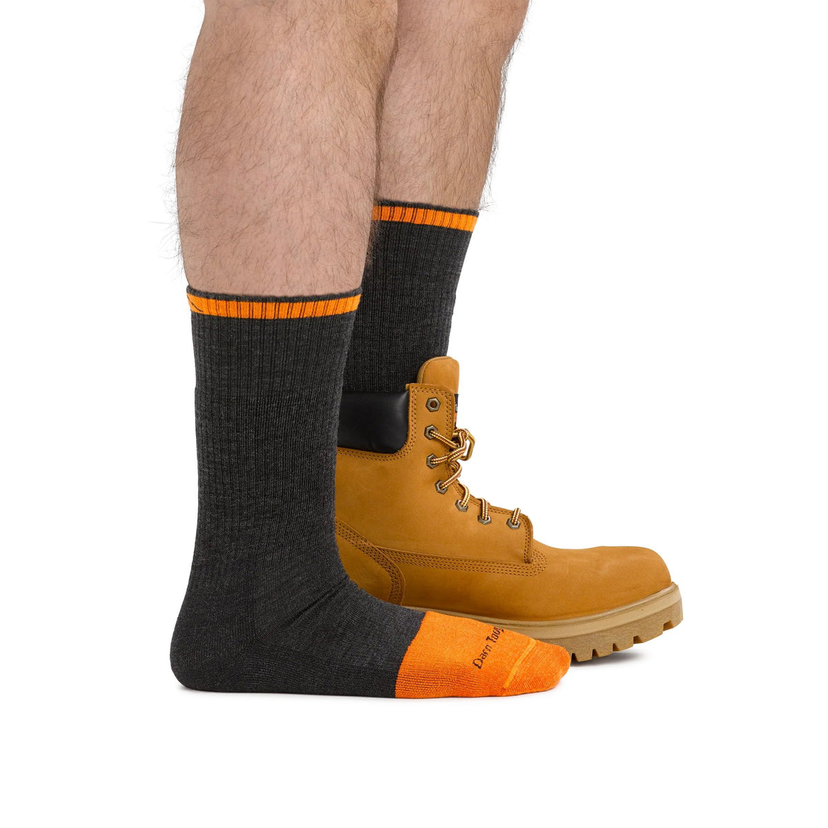 Darn Tough 2006 Steely Boot Sock Cushion Heren | trrail.com