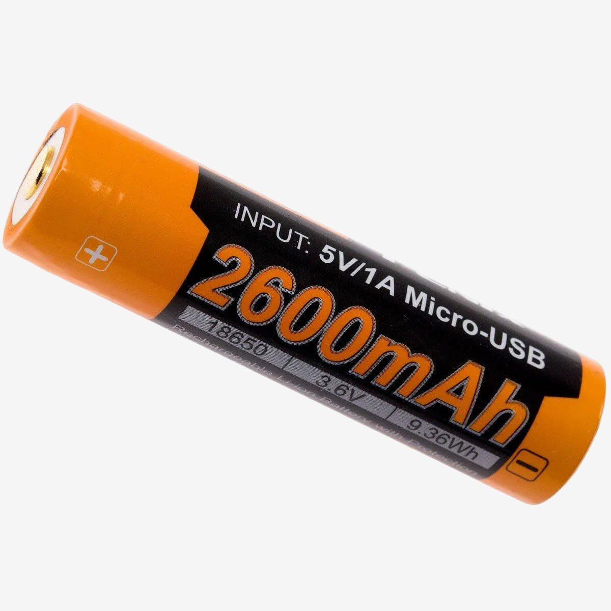Fenix 18650 Accu 2.6 Ah (USB) | trrail.com