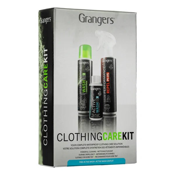 Grangers | Clothing Care Kit | Cleaning + Waterproofing | trrail.com