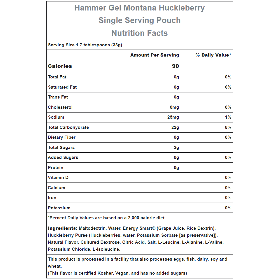 Hammer Nutrition | Rapid Energy Fuel (22g Carbs) | trrail.com