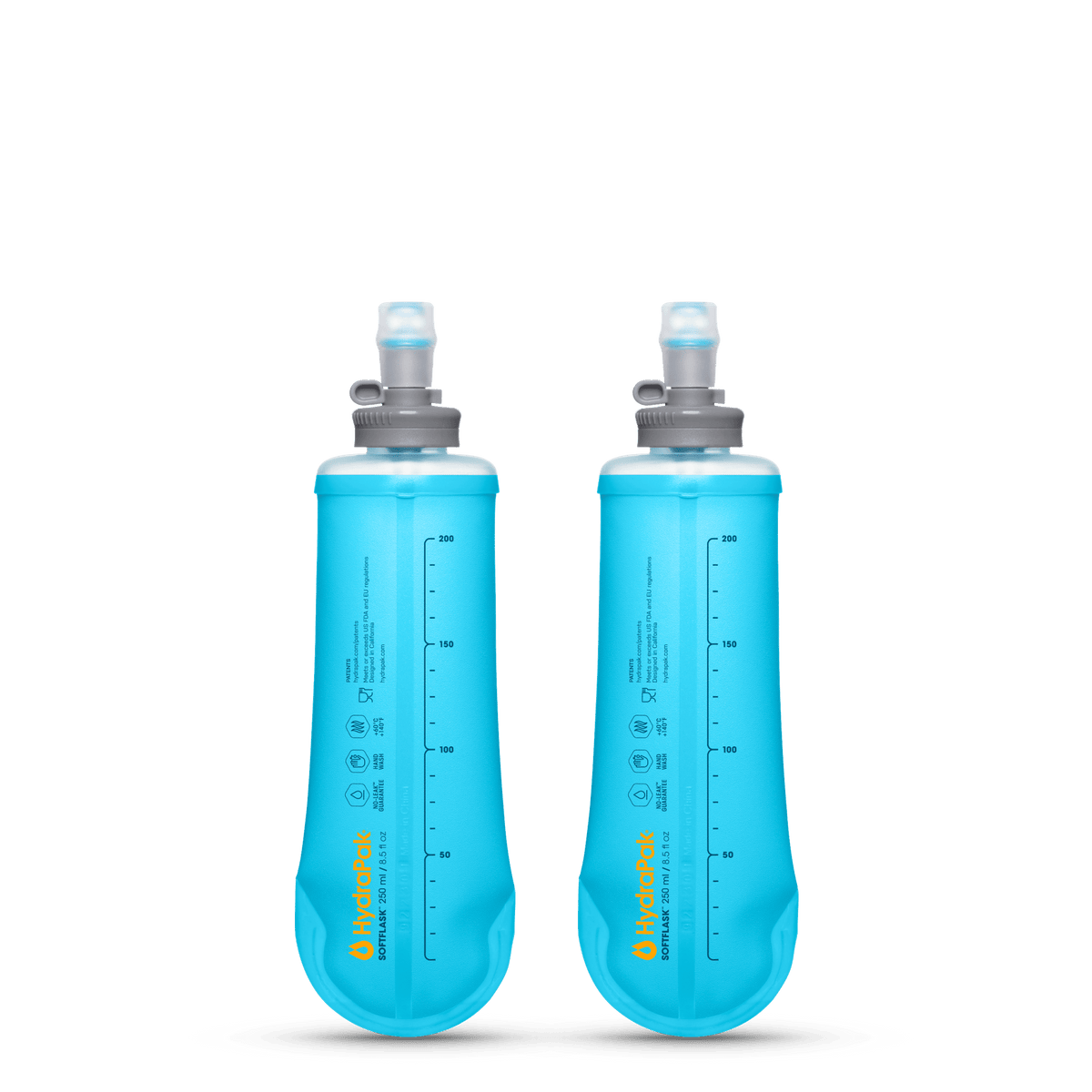 HydraPak | Soft Flask | 250 ML | Duo-pack | trrail.com