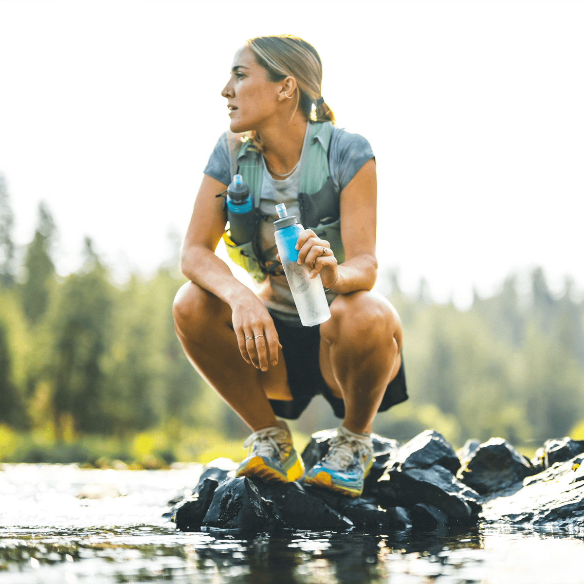 Hydrapak | Ultraflask+ | Soft Flask + Waterfilter | 500 ML | trrail.com