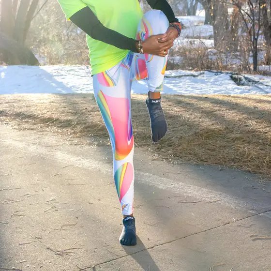 Injinji Run No-Show Lightweight Dames | trrail.com