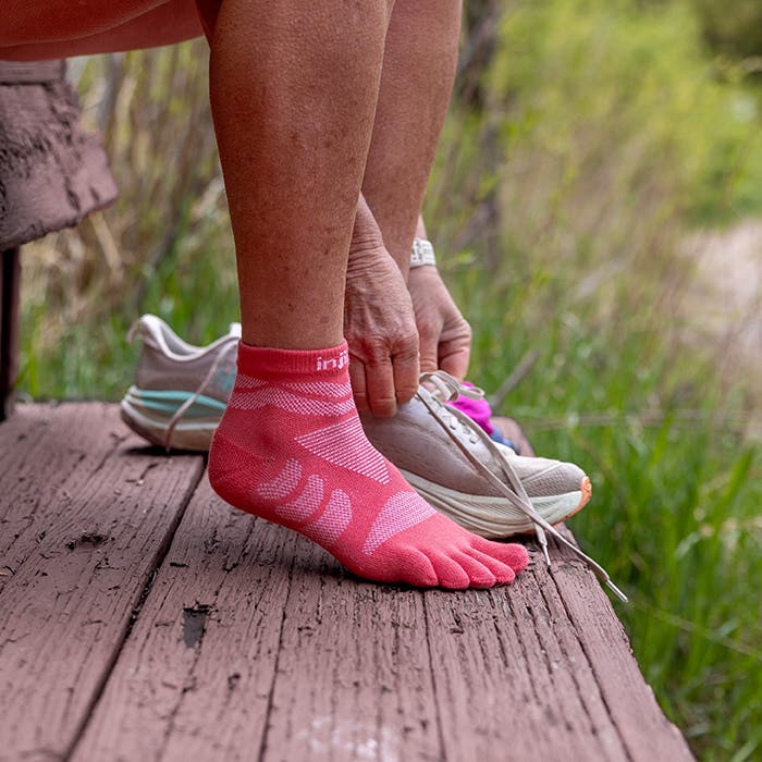 Injinji Ultra Run Mini-Crew Dames | trrail.com
