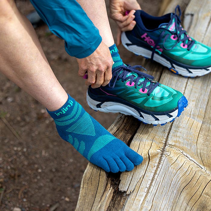 Injinji Ultra Run Mini-Crew Dames | trrail.com