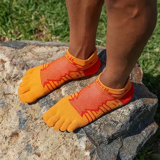 Injinji | Ultra Run | No-Show | Midweight Padded | Hardloopsokken | trrail.com