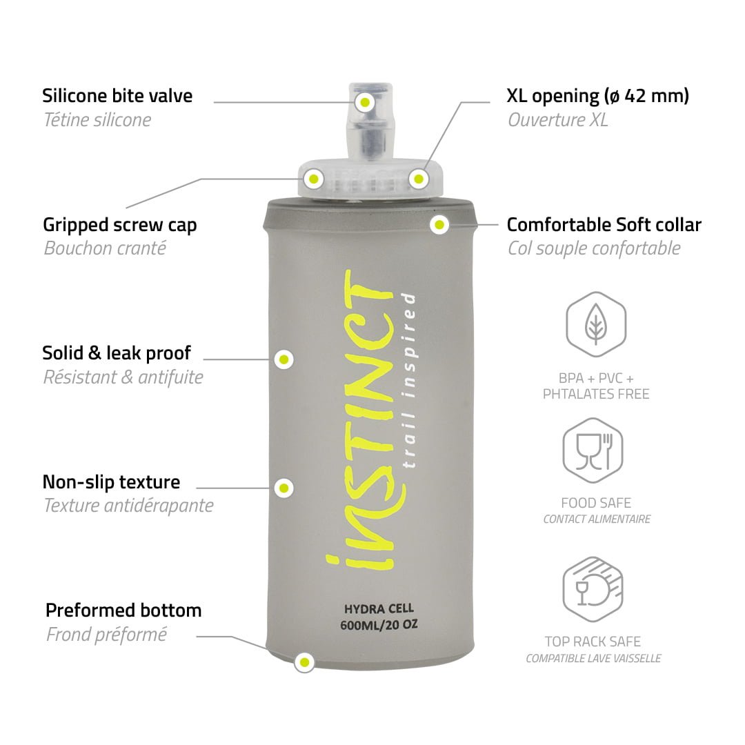 Instinct Hydracell 600 Soft Flask (600ml) | trrail.com