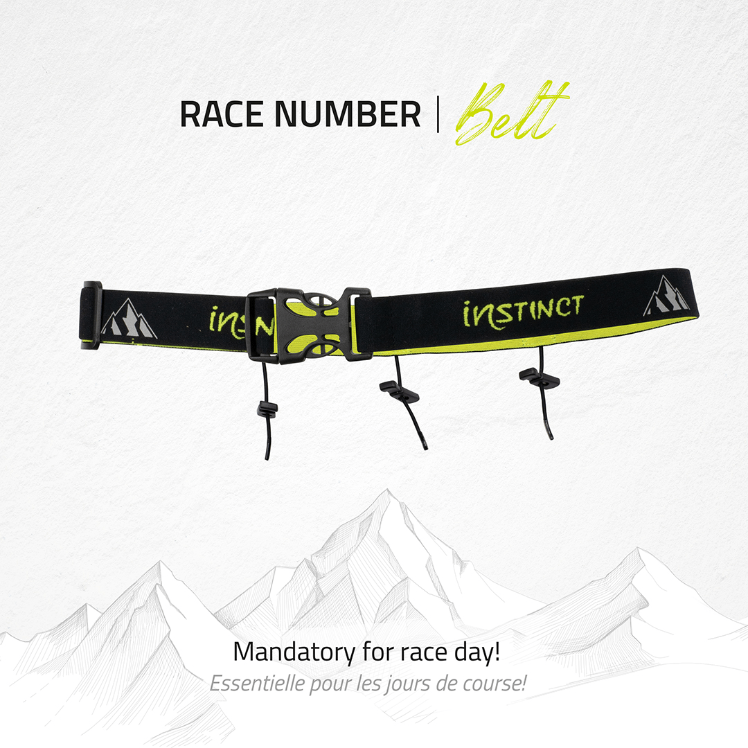 Instinct | Race Number Belt | Startnummerband | trrail.com
