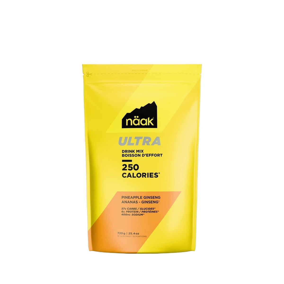 Näak Ultra Energy Drink Mix 250 (55g Carbs) | trrail.com