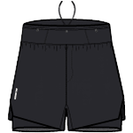Salomon Sense Aero 2-in-1 Trail 5" Shorts Heren | trrail.com