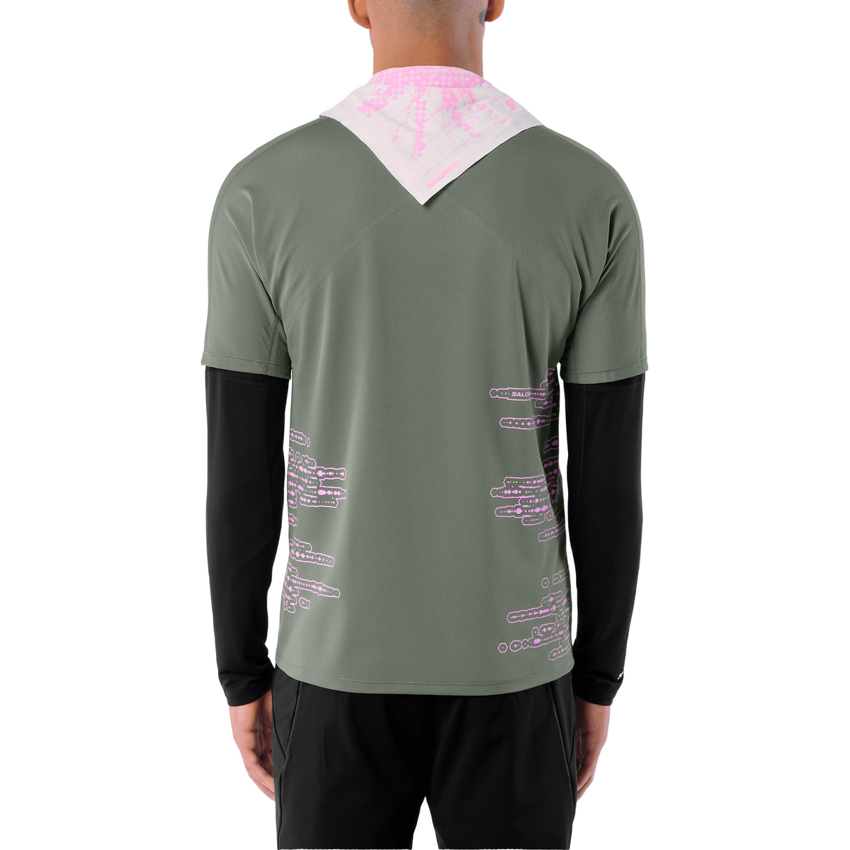 Salomon Sense Aero Graphic Shirt Heren | trrail.com