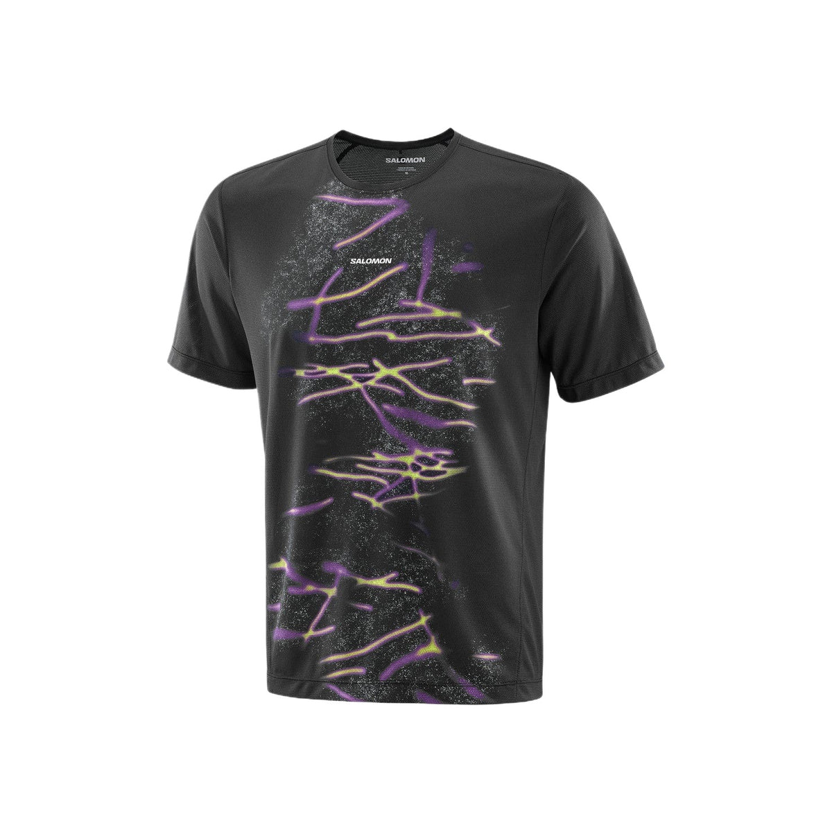 Salomon Shakeout Core Tee GFX Heren | trrail.com