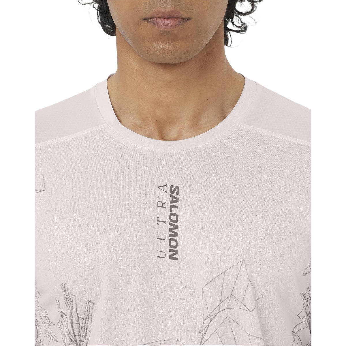Salomon S/Lab Ultra Tee AOP Heren | trrail.com