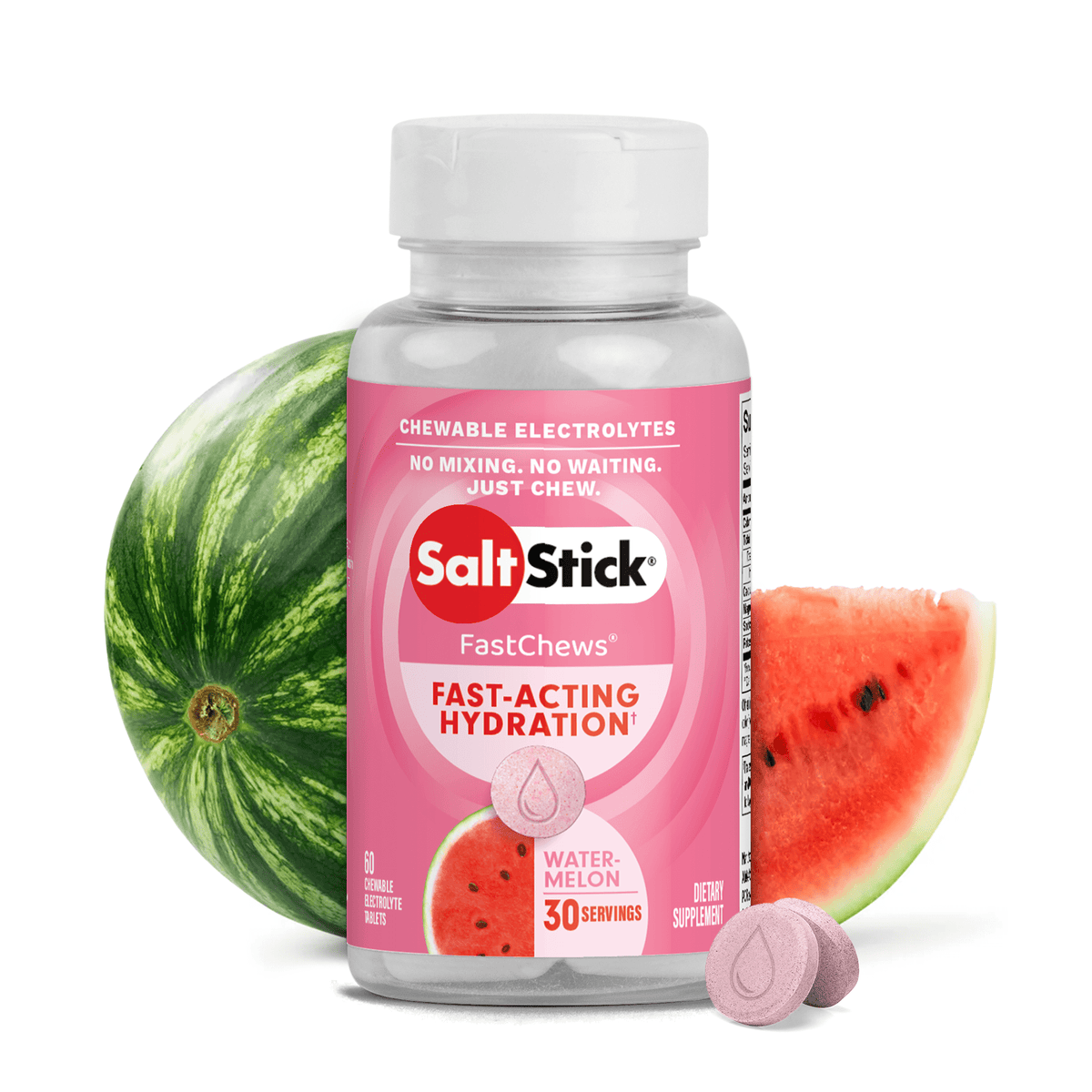 Saltstick Fastchews Elektrolyte Tabs (50mg natrium) | trrail.com