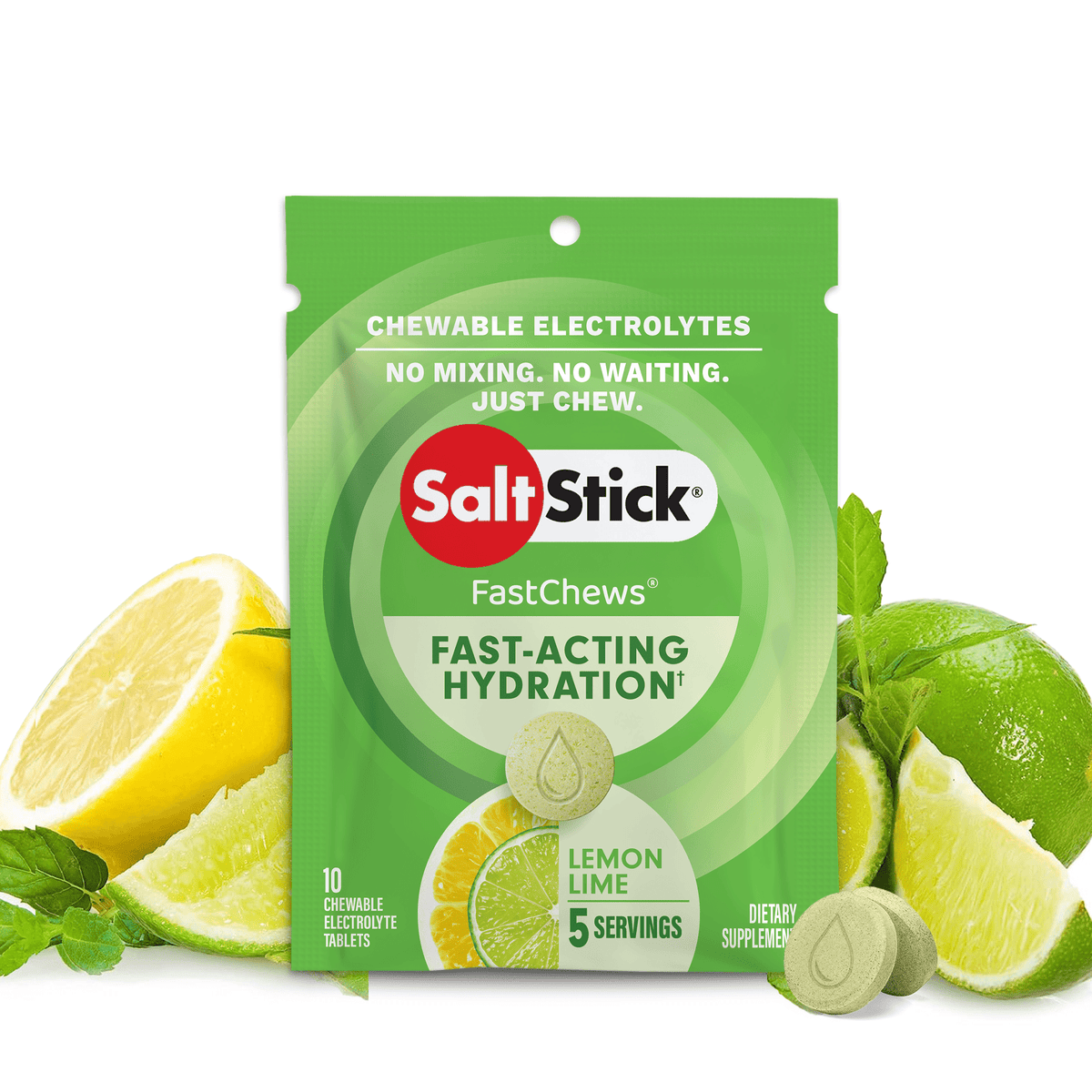 Saltstick Fastchews Elektrolyte Tabs (50mg natrium) | trrail.com