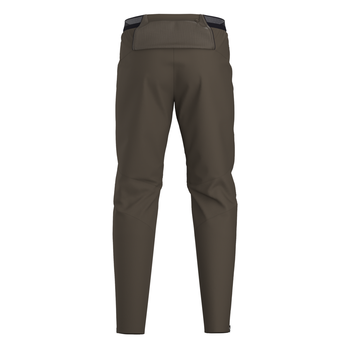Arc'teryx Norvan Softshell Pant Herren in Braun – Rückansicht mit Staufach am Bund