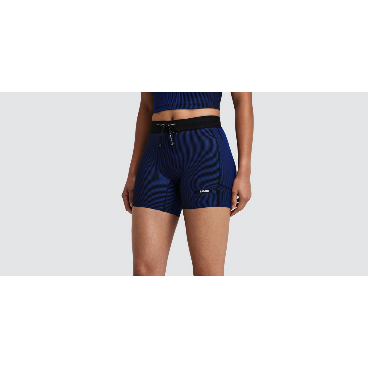 Bandit Striped Cadence 5" Compression Shorts Dames | trrail.com