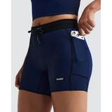 Bandit Striped Cadence 5" Compression Shorts Dames | trrail.com