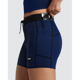 Bandit Striped Cadence 5" Compression Shorts Dames | trrail.com