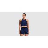 Bandit Striped Cadence Zip Front T-Back Race Crop Dames | trrail.com