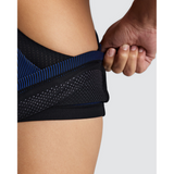 Bandit Striped Cadence Zip Front T-Back Race Crop Dames | trrail.com