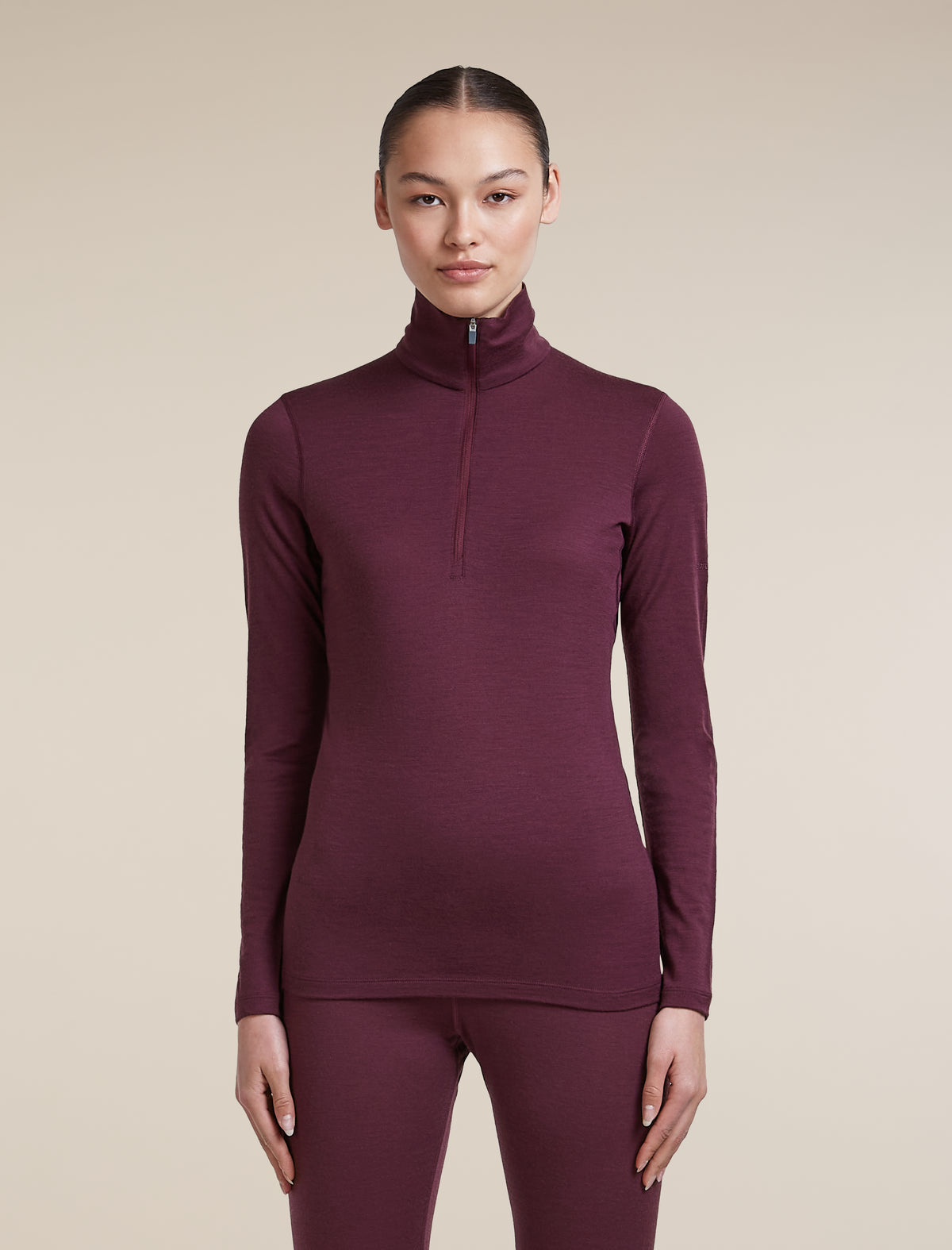 Icebreaker 200 Oasis Half Zip Dames | trrail.com