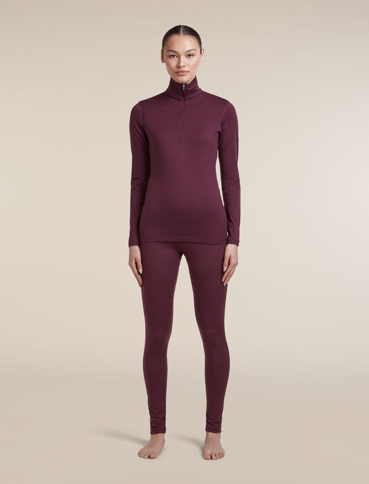 Icebreaker 200 Oasis Half Zip Dames | trrail.com