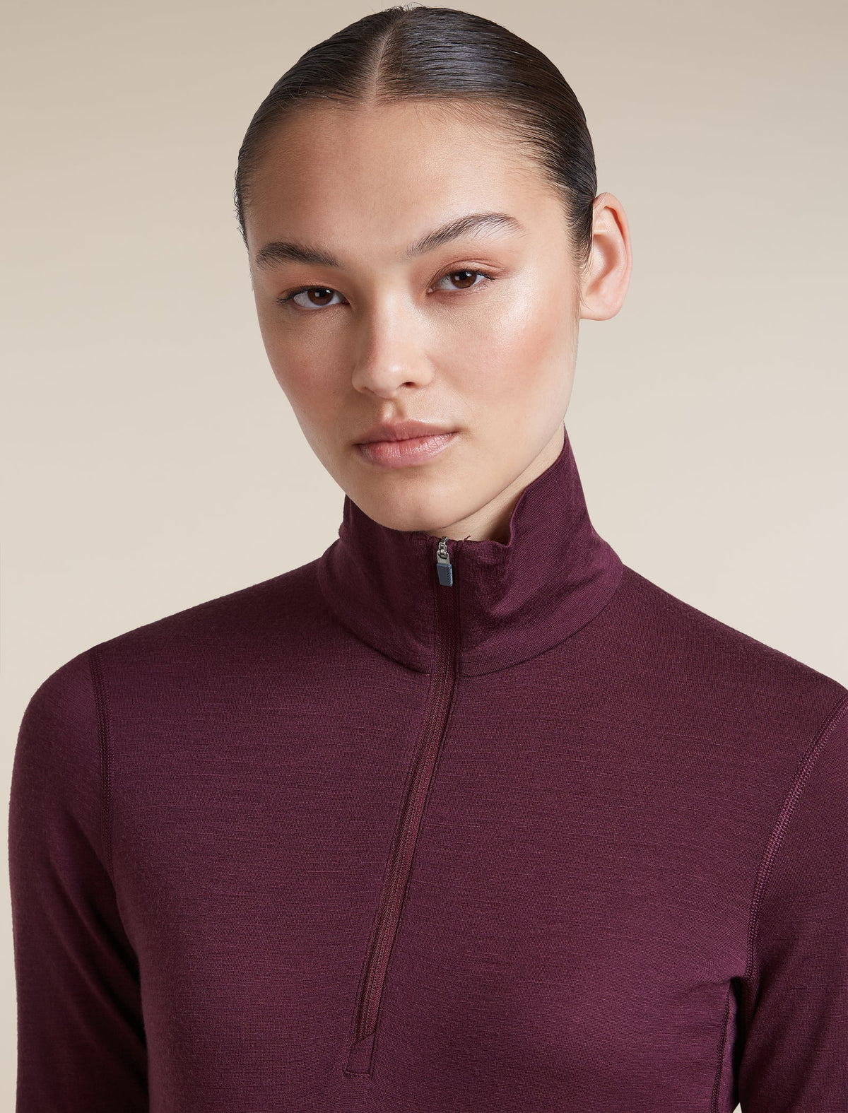 Icebreaker 200 Oasis Half Zip Dames | trrail.com