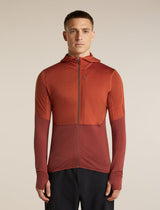 Icebreaker 200 RealFleece Descender Hoodie Heren | trrail.com